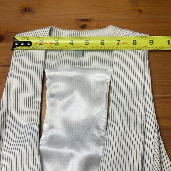 Charlotte Russe Formal Vest, Ruching, Button Up - Picture 7 of 15